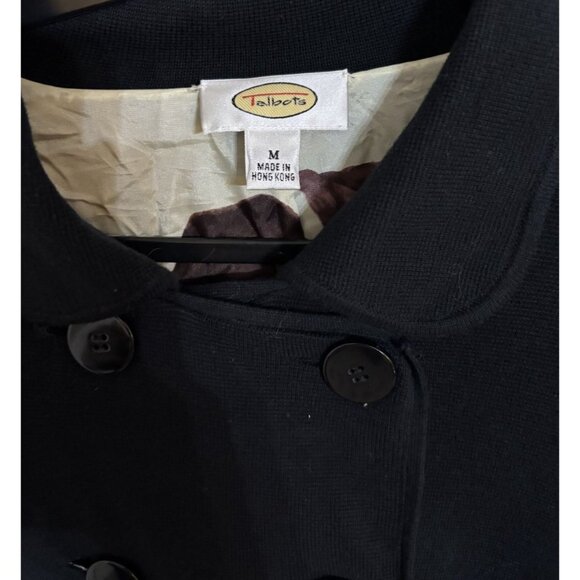 Talbots Double Breasted Jacket, Black, Medium - Picture 5 of 5
